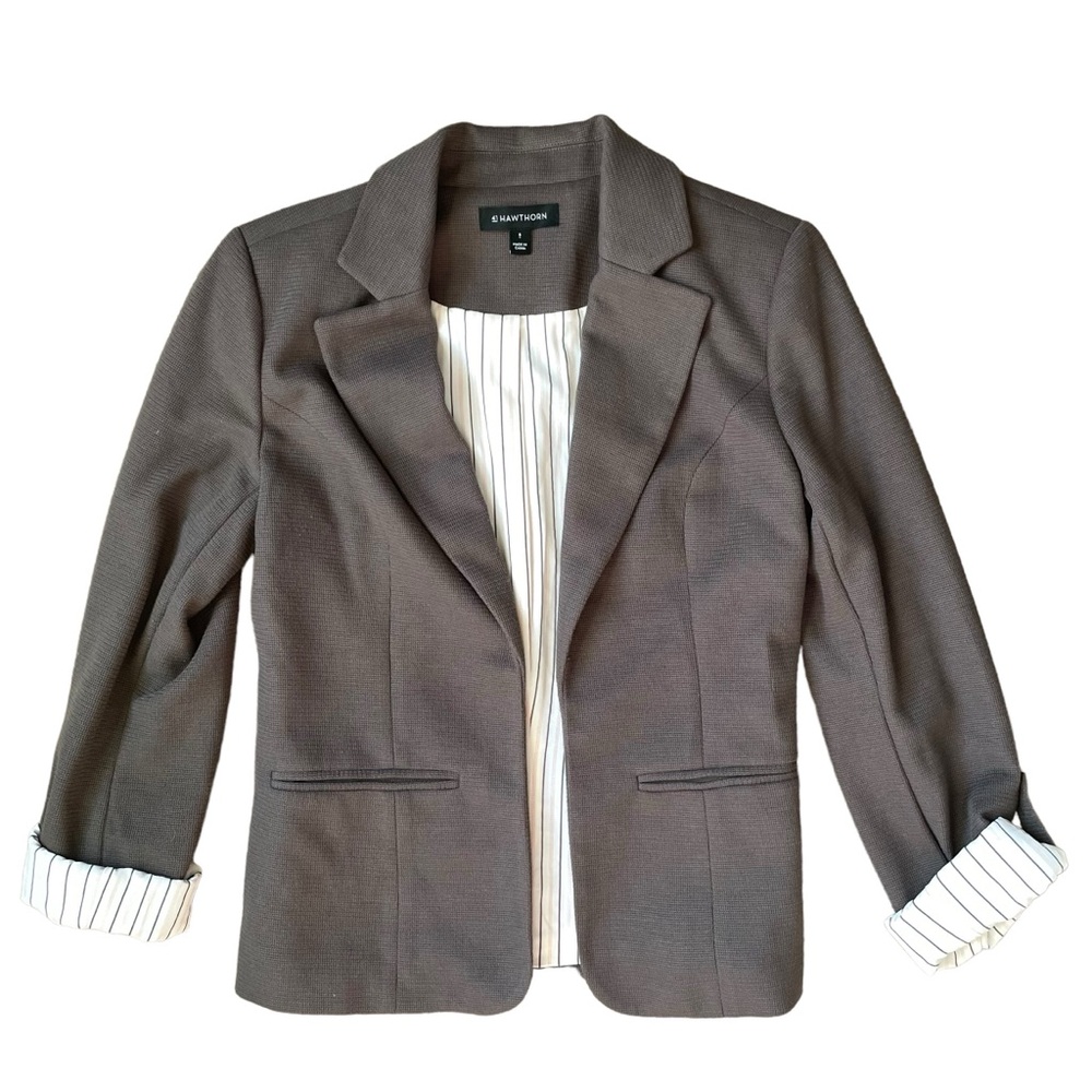 41 Hawthorn Women’s Grey Knit Blazer Size Small